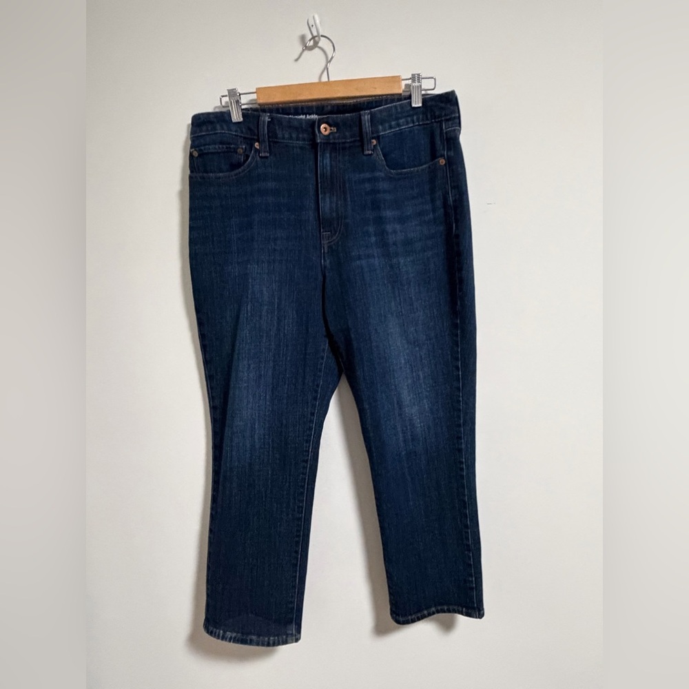 Talbots Flawless 12p Ankle - Dark Blue Straight Leg Jeans